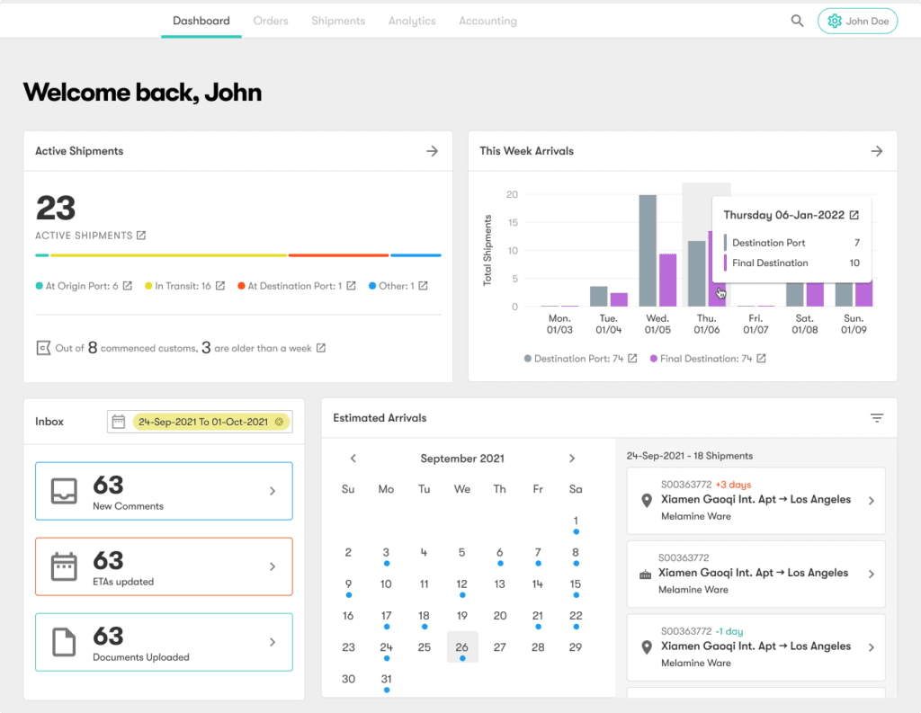 EZTrace Logistics Shipment Tracker